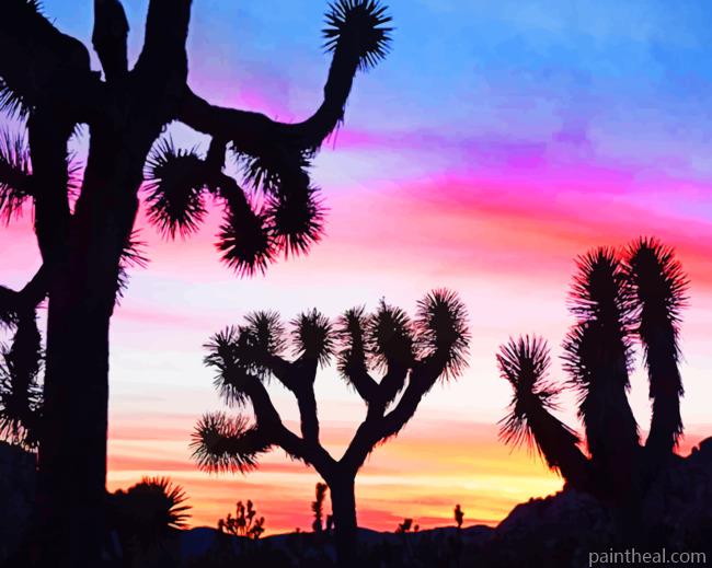 Joshua Trees Jesmira Painting By Numbers Kits