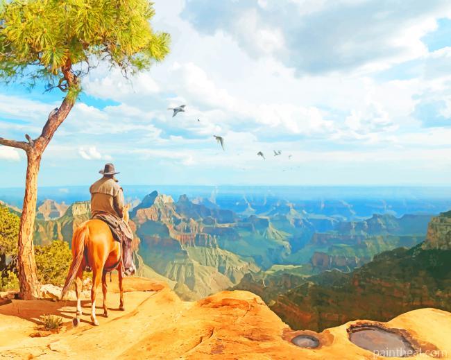Cowboy Life In Open World Painting By Numbers Kits