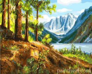 Pine Mountain Lake Painting By Numbers Kits