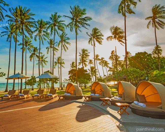 Phi Phi Island Resort Painting By Numbers Kits