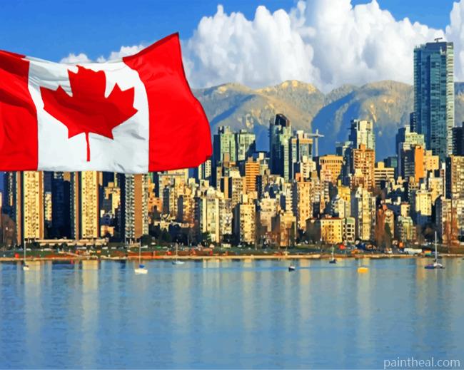 Vancouver Canada Europe Painting By Numbers Kits