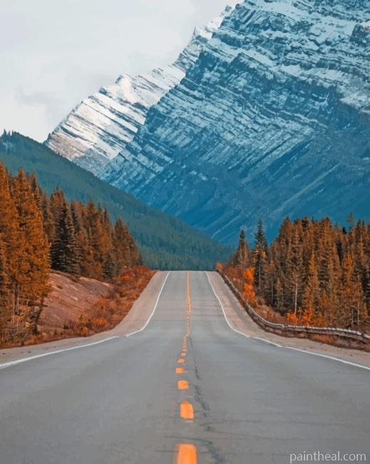 Empty Long Road Painting By Numbers Kits