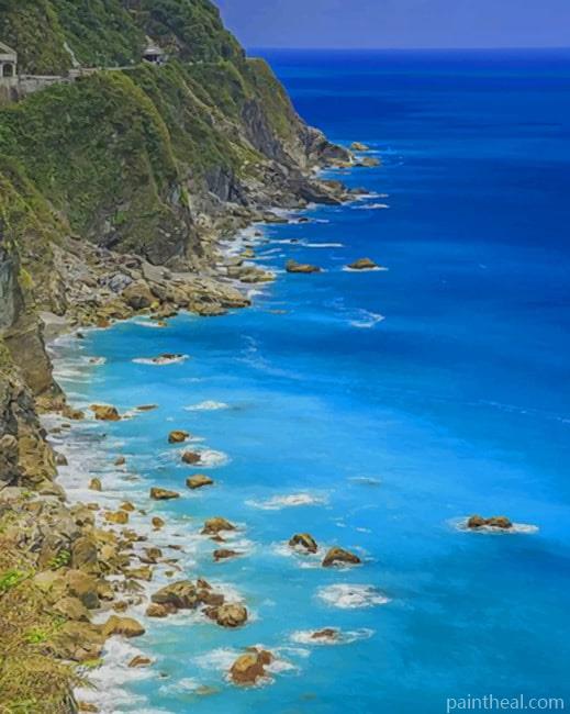 Taroko National Park Taiwan Painting By Numbers Kits