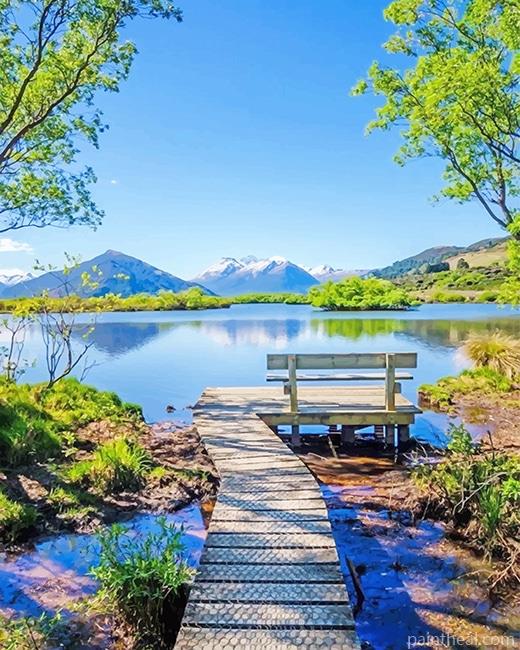 Beautiful Natural View Painting By Numbers Kits