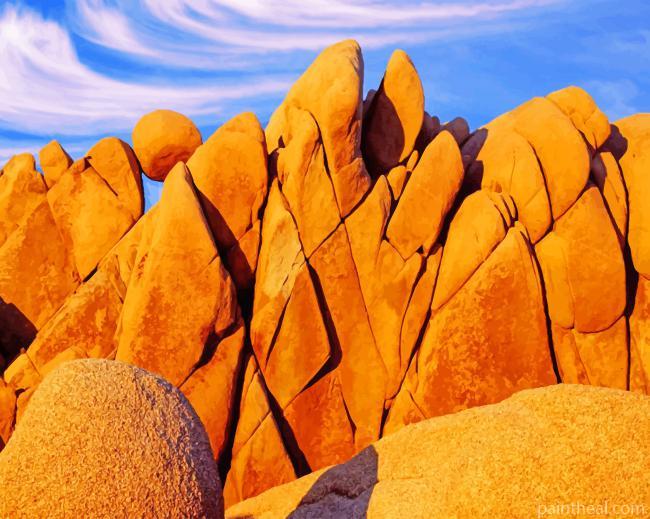 Joshua Tree Rocks Painting By Numbers Kits