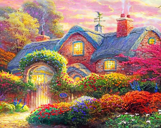 Kinkade Art Painting By Numbers Kits