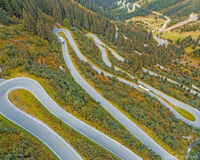 Silvretta Alpine Road Painting By Numbers Kits