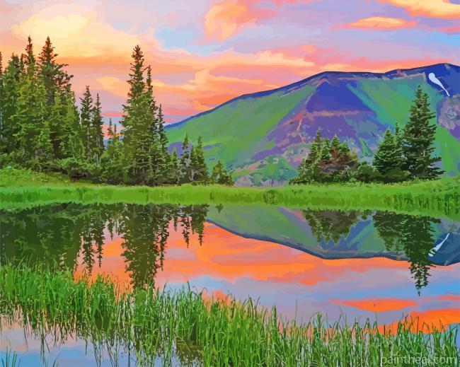 Denver Beautiful Landscape Painting By Numbers Kits