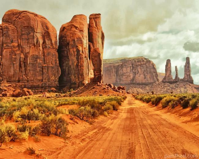 Monument Valley Arizona Usa Painting By Numbers Kits