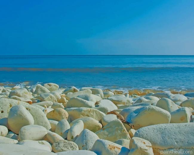 Sea Stones Beach Painting By Numbers Kits