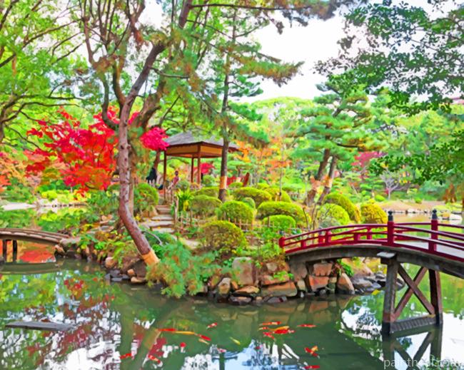 Shukkein Garden Painting By Numbers Kits