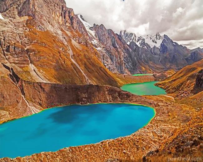 Mirador Huayhu Ash Peru Painting By Numbers Kits