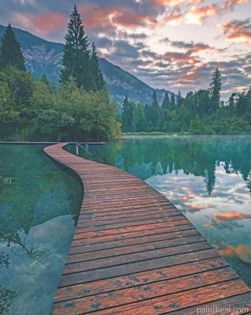 Beautiful Landscape Painting By Numbers Kits