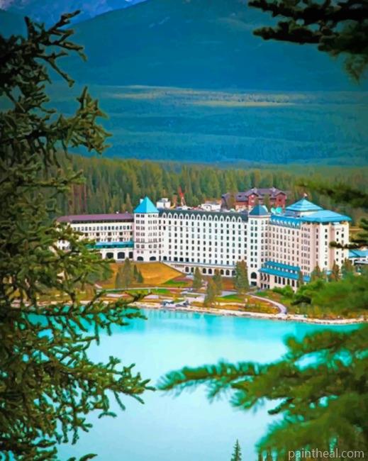 Canada Banff National Park Painting By Numbers Kits