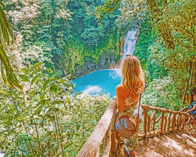 Woman In Costa Rica Painting By Numbers Kits