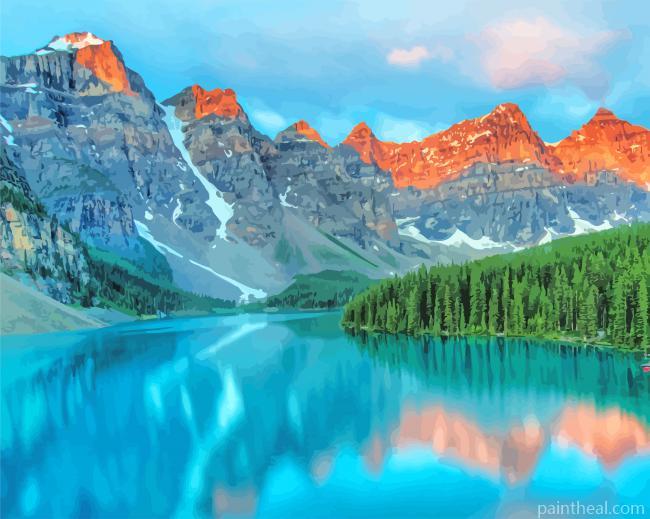 Canada Iceland Painting By Numbers Kits