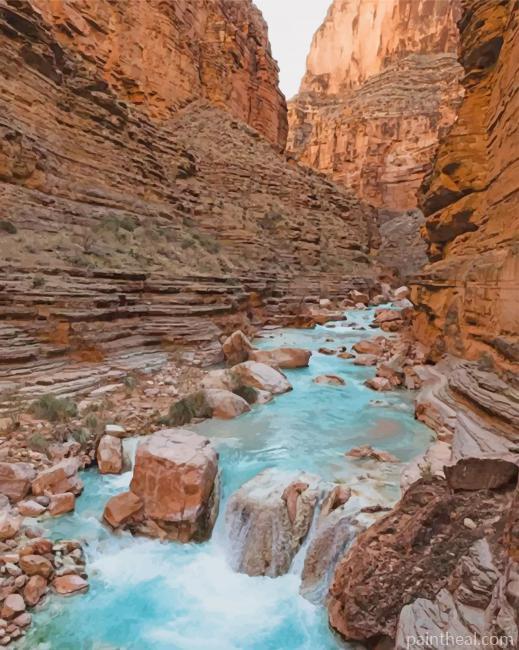 Canyon United States Painting By Numbers Kits