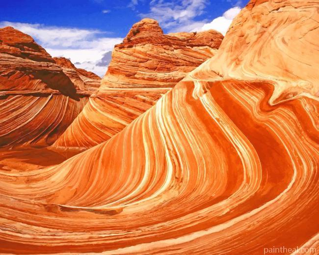 Red Rock Mountains Utah Painting By Numbers Kits
