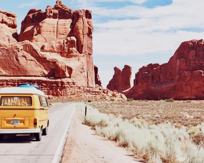 Trip To Arizona Painting By Numbers Kits