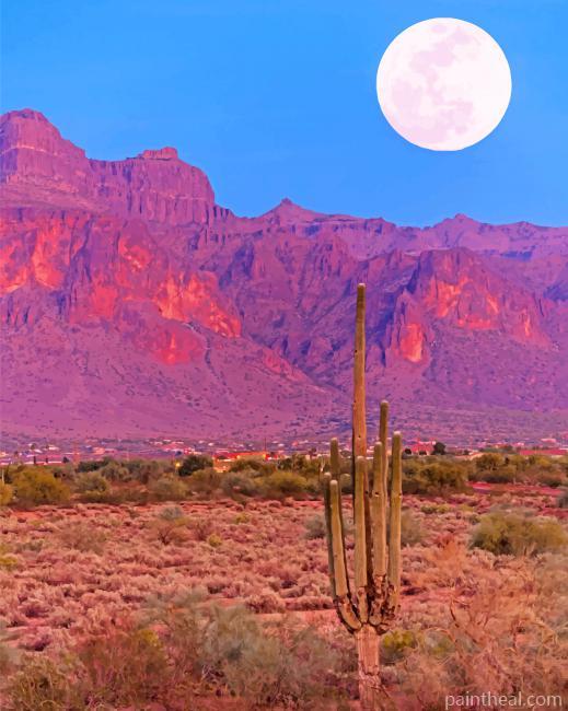 Arizona Landscape Painting By Numbers Kits