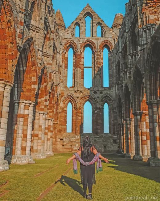 Whitby Abbey Building Painting By Numbers Kits