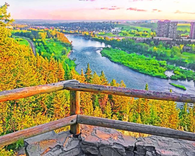 Calgary Landscape Painting By Numbers Kits