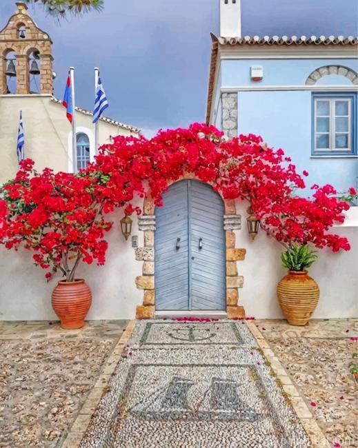 La Casa De Flores Painting By Numbers Kits