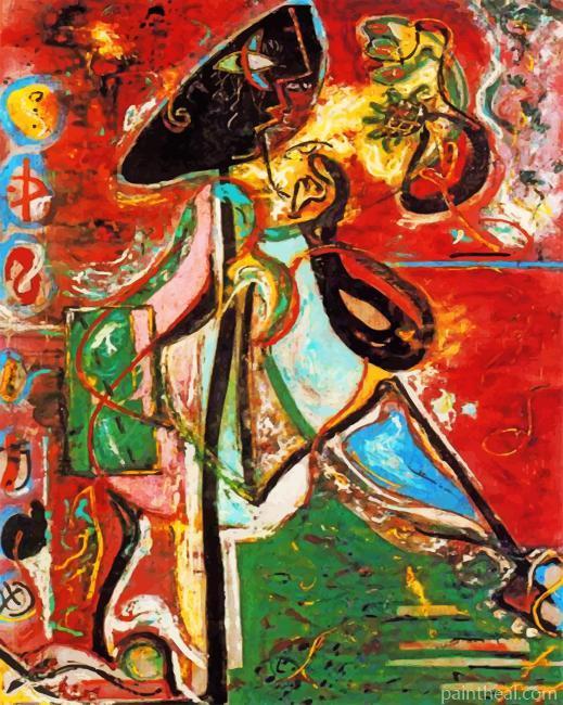 Jackson Pollock Moon Painting By Numbers Kits