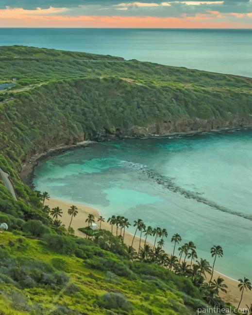 koko Head Distric Park Hawaii Painting By Numbers Kits