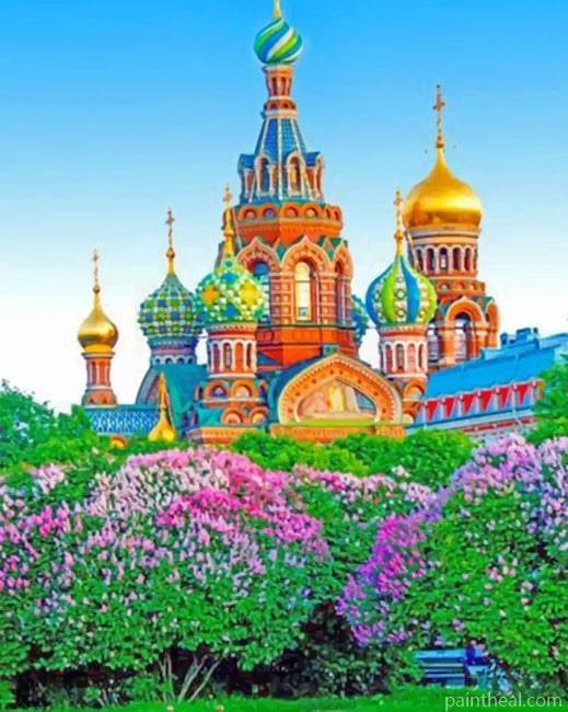 Savior On The Spilled Blood Painting By Numbers Kits