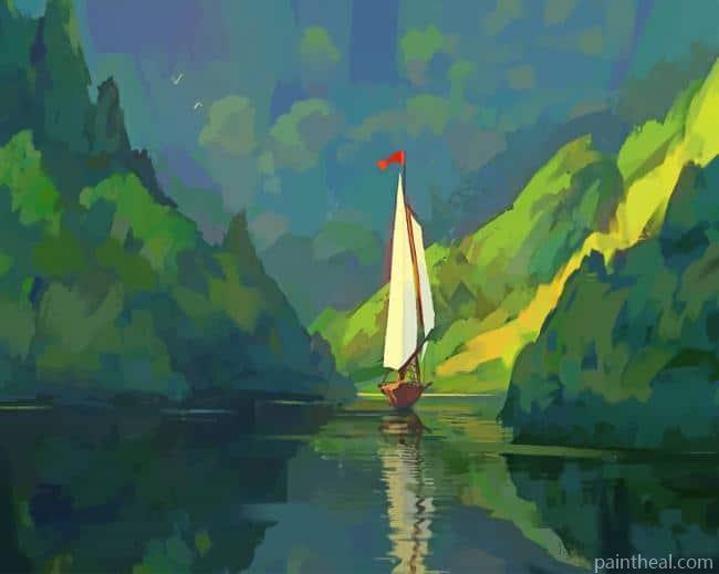 Roberto Gatto Peaceful Cruise Painting By Numbers Kits