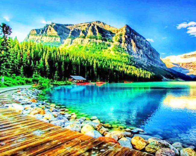 Landscape Scenery Painting By Numbers Kits