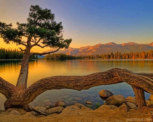 Jasper National Park Canada Painting By Numbers Kits
