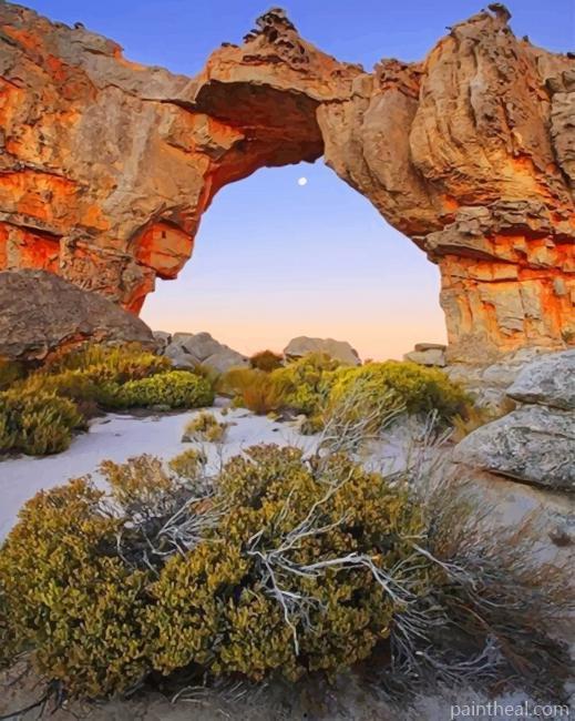 South Africa Rock Arch Painting By Numbers Kits