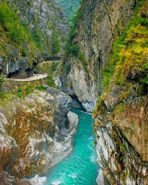 Taroko National Park Painting By Numbers Kits