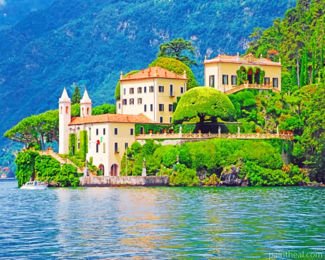 Lake Como Italy Painting By Numbers Kits