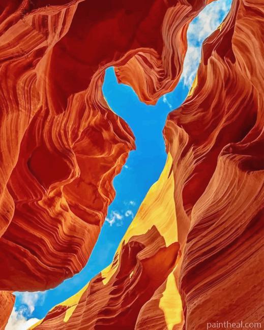 Antelope Canyon Arizona Painting By Numbers Kits