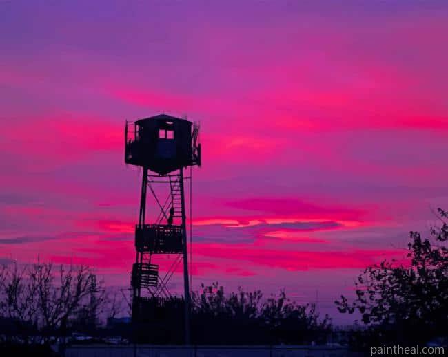 Aesthetic Pink Sky Painting By Numbers Kits