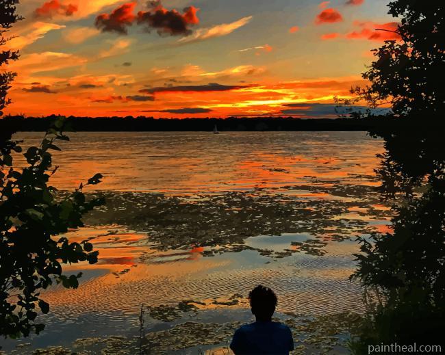 Minnesota Sunset Painting By Numbers Kits