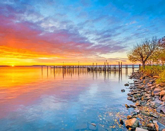 Sunset Maryland Painting By Numbers Kits