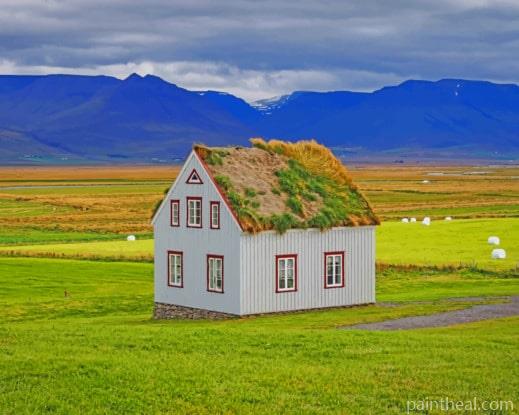 House In Grasslands Painting By Numbers Kits