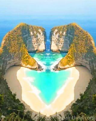 Paluang Cliff Indonesia Painting By Numbers Kits