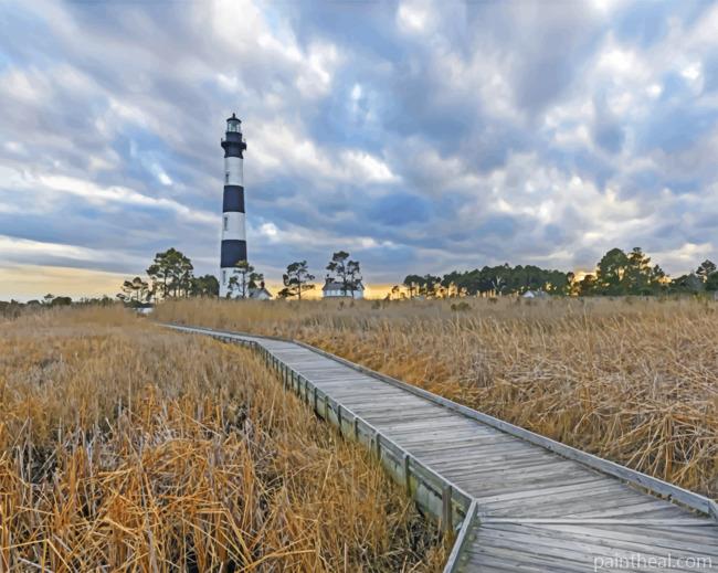 Cape Hatteras National Seashore Painting By Numbers Kits