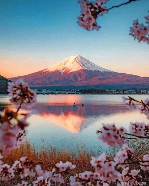 Mountain Fuji Japan Painting By Numbers Kits