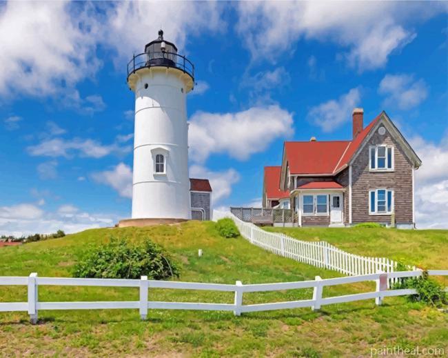 Cape Cod Landscape Painting By Numbers Kits