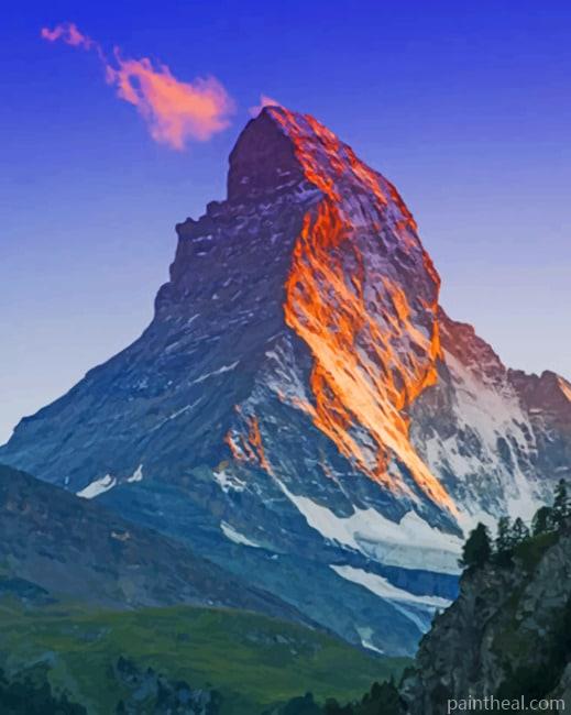 Wallis In Switzerland Painting By Numbers Kits