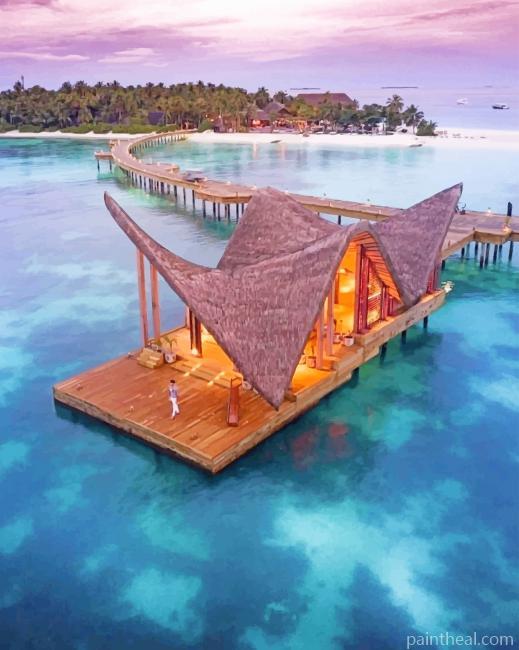 Joali Resort Maldives Painting By Numbers Kits