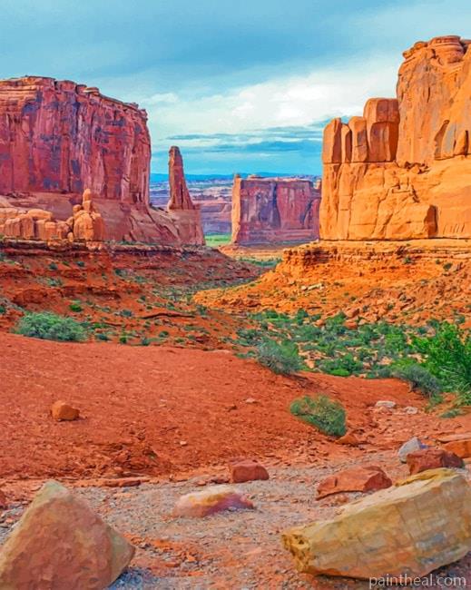 Arches National Park Painting By Numbers Kits