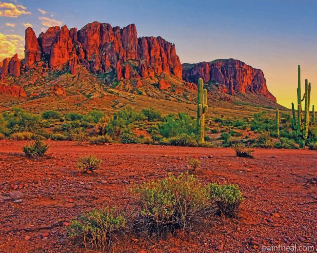 Arizona Desert Painting By Numbers Kits