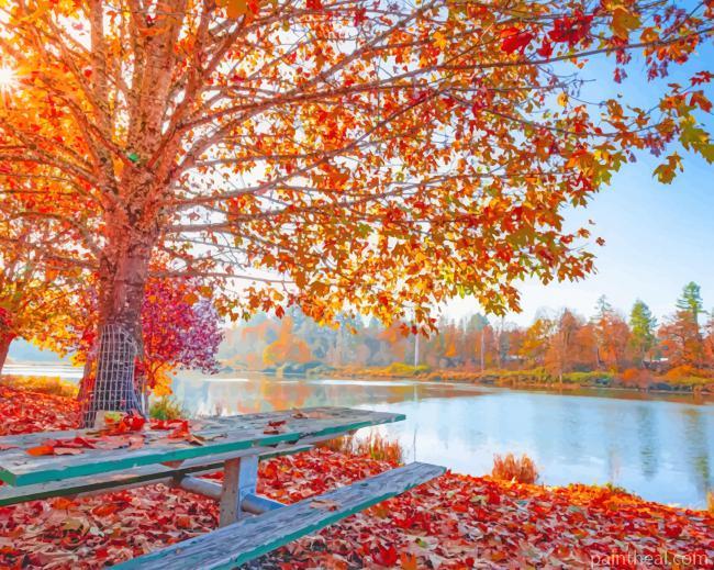 Autumn Nature Painting By Numbers Kits